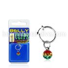 blcpt117r fake illusion hoops others belly button