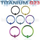 ubcrt18s hoops captive rings anodized titanium g23 implant grade nose