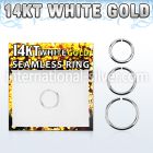 wsel16 seamless segment rings gold nose