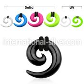 accor tapers acrylic body jewelry ear lobe