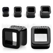 apsq tunnels gauges acrylic body jewelry ear lobe