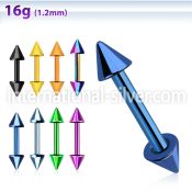 bbetcn straight barbells anodized surgical steel 316l eyebrow