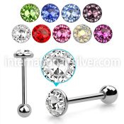 bbfc8x straight barbells surgical steel 316l tongue