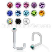 binswc l shape nose studs bioflex ptfe nose