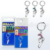 blcp358 fake illusion hoops others belly button