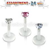 blk183 labrets lip rings bioflex ptfe belly button