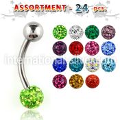 blk280 belly rings surgical steel 316l belly button