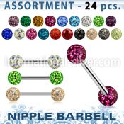 blk281 straight barbells surgical steel 316l monroe upper lip