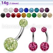 bn2frg belly rings surgical steel 316l belly button