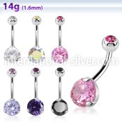 bnrdz8jb belly rings surgical steel 316l belly button