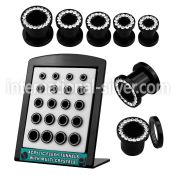 brpg111 tunnels gauges acrylic body jewelry ear lobe