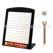 brs129 anodized surgical steel nose bones nose  piercing