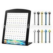 brs132 anodized surgical steel nose bones nose piercing