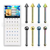 bxb106 acrylic nose bones nose piercing