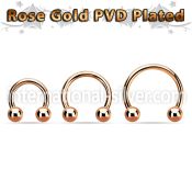 cbettb horseshoes anodized surgical steel 316l ear lobe