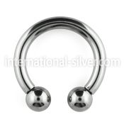 cbr8 horseshoes surgical steel 316l belly button