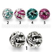 cmfr8 loose body jewelry parts surgical steel 316l belly button