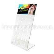 dac44 displays acrylic body jewelry belly button