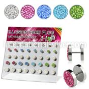 dacb82 cheaters  illusion plugs and tapers surgical steel 316l belly button