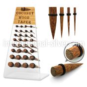 dapg65 tapers organic body jewelry ear lobe