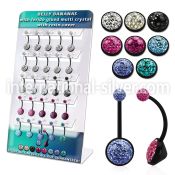 dmix20 bio flex & ptfe belly bananas belly piercing