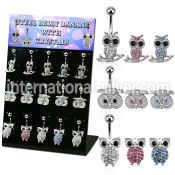 dmix9b belly rings surgical steel 316l belly button
