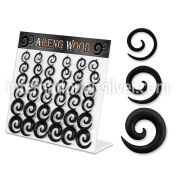 dmxp15 tapers organic body jewelry ear lobe