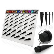 dmxp9 tapers organic body jewelry ear lobe