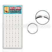 dnsm13 seamless segment rings silver 925 nose