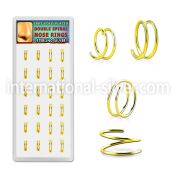 dnsm229 925 silver nose hoops nose  piercing