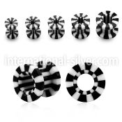 fap tunnels gauges acrylic body jewelry ear lobe