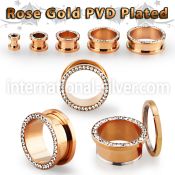 fttscpc tunnels gauges anodized surgical steel 316l ear lobe
