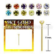 g9yczm1 bend it to fit nose studs gold 