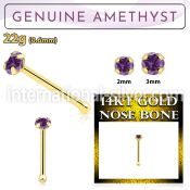 gnbge1 nose bone gold nose