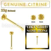 gnbge6 nose bone gold nose