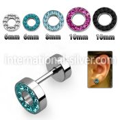 iff cheaters  illusion plugs and tapers surgical steel 316l ear lobe