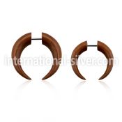 ipcsw cheaters illusion plugs and tapers organic body jewelry ear lobe
