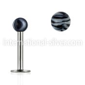 lbdxt labrets lip rings surgical steel 316l with acrylic parts labrets chin