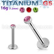 lbfic labrets lip rings titanium g5 labrets chin