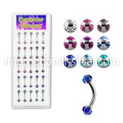 lbnec3 micro curved barbells surgical steel 316l eyebrow