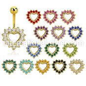 mdk708 belly rings anodized surgical steel 316l belly button