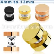 mptrd cheaters  illusion plugs and tapers anodized surgical steel 316l belly button