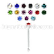 nba3 nose bone acrylic body jewelry nose