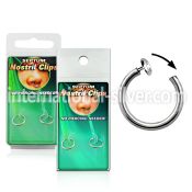 nocirx fake illusion hoops others belly button