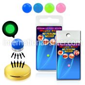 pmglb3 fake illusion body jewelry acrylic body jewelry nose