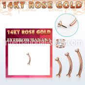 rbnz micro curved barbells gold eyebrow