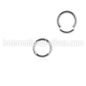 seg18 seamless segment rings surgical steel 316l nose
