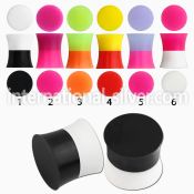 sidp plugs gauges silicon body jewelry ear lobe