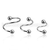 sp20b spirals twisters surgical steel 316l eyebrow