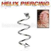 sphecn spirals twisters surgical steel 316l helix
